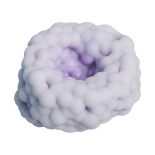 (Taro puree) Stress Relief Ball for Kids & Adults - Soft TPE