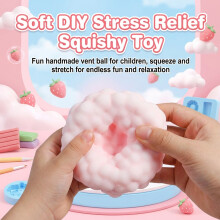 (Strawberry) Stress Relief Ball for Kids & Adults - Soft TPE
