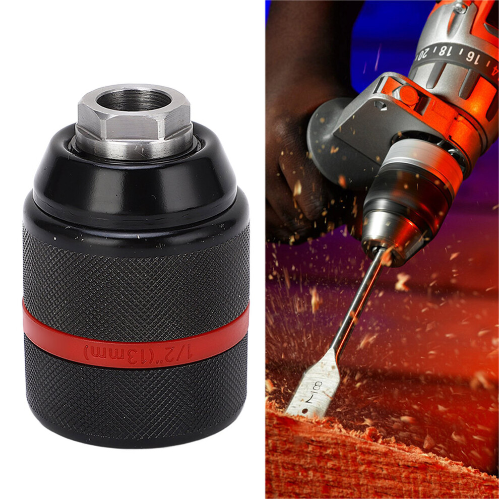 Self Tightening Drill Chuck 1/2Â20Unf Mount 2Â13Mm Capacity Hex 63Mm 5031389621802
