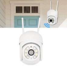 Telecamera a Cupola WiFi 1080P, Impermeabile IP66 da 3.6mm per Interno ed Esterno