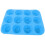 (Blue) Non-Stick Silicone Cupcake Baking Pan 1
