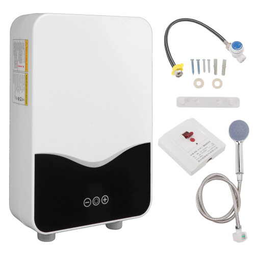 5500W Tankless Water Heater, Digital Touch Control,