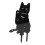 Black Cat Garden Sign Acrylic Stake24.5x13cm 7