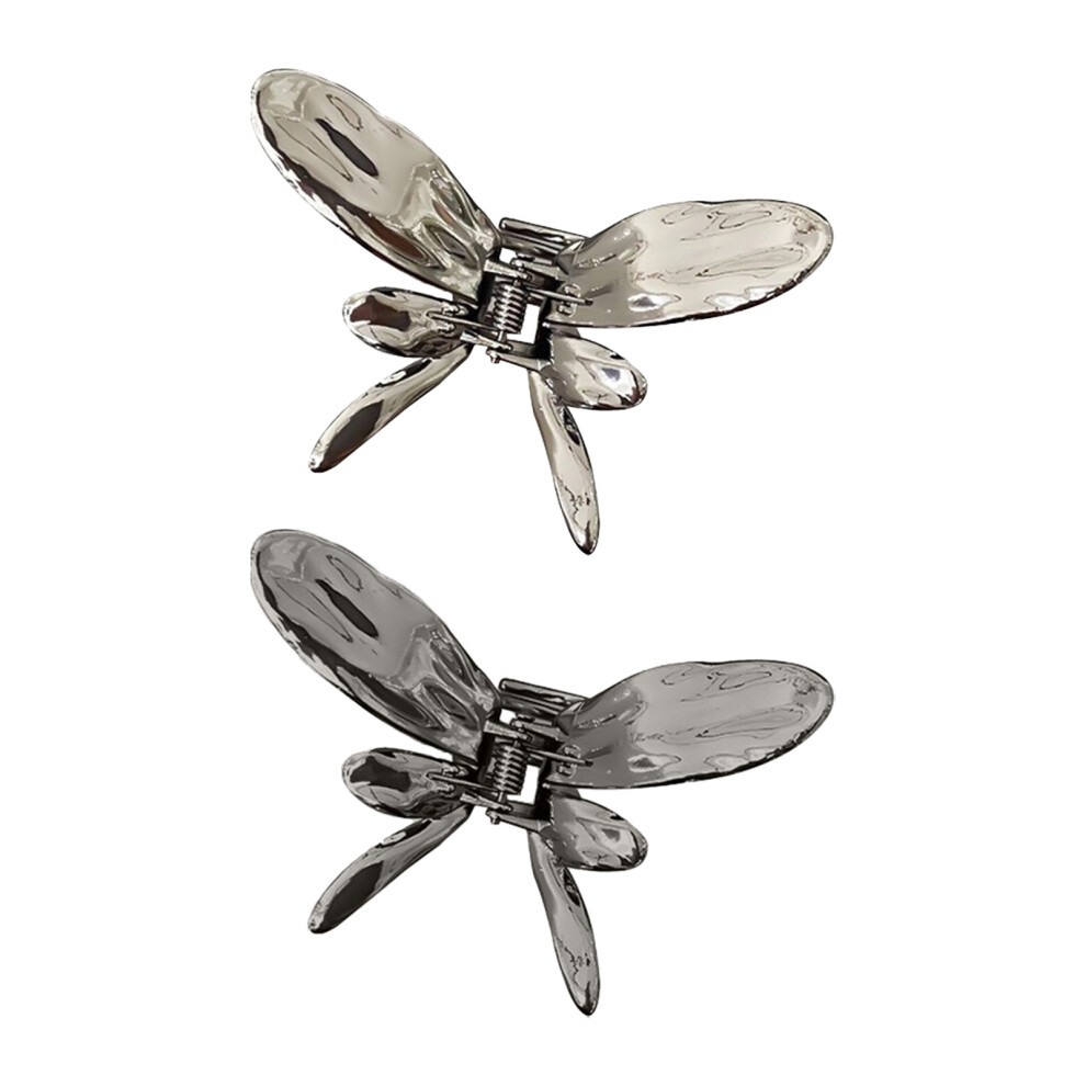 Reach-Tools (2Pcs) Butterfly Hair Clips For Women - Strong Hold Non-Slip