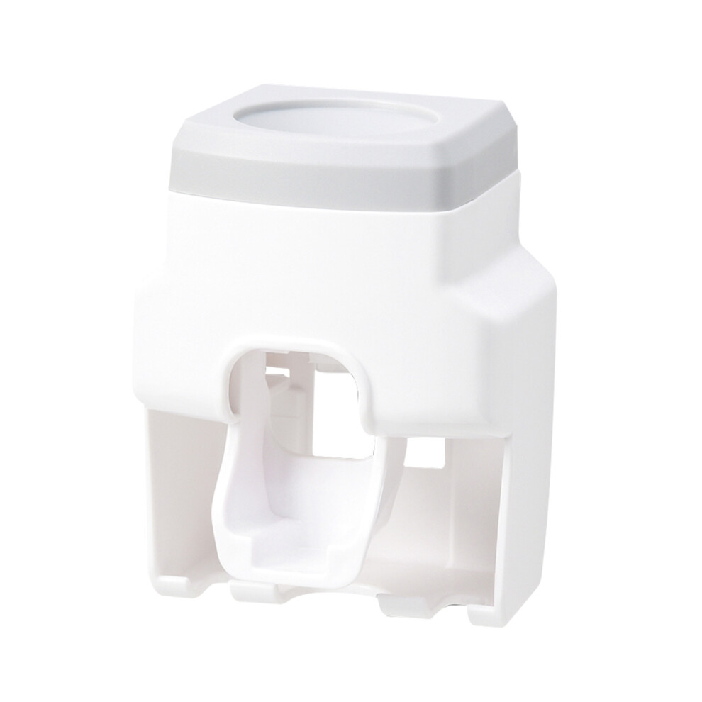 Reach-Tools Gray (Gray) Wall Mounted Toothbrush Holder & Toothpaste Dispenser