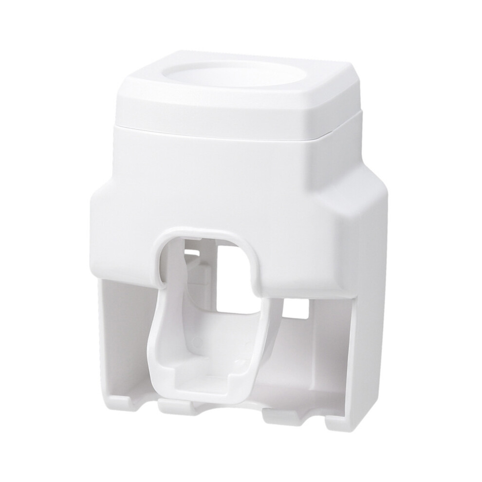 Reach-Tools Black (Black) Wall Mounted Toothbrush Holder & Toothpaste Dispenser