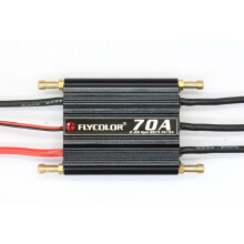 70A Waterproof Brushless ESC for RC Boat, 26S LiPo Speed Controller with 5.5V/5A BEC and Smooth Throttle Response