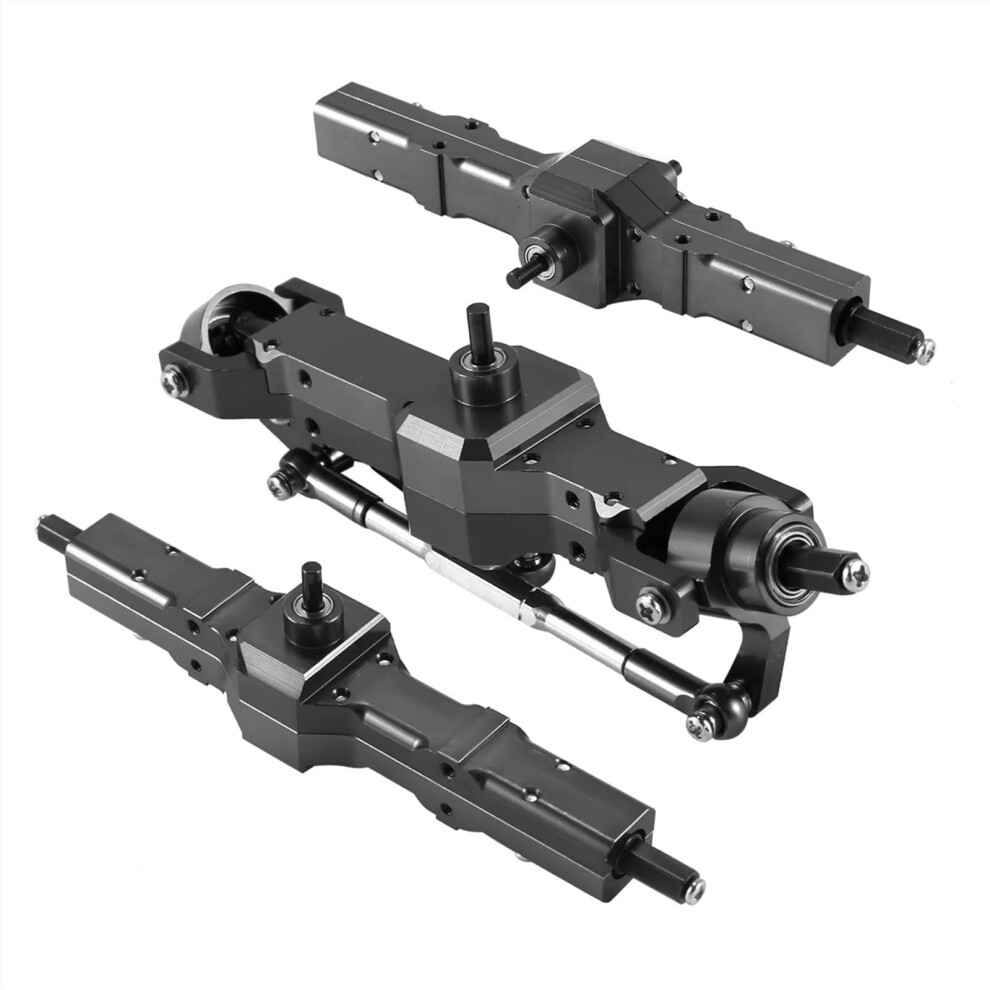 Aluminum Axle Set 1/16 6Wd Rc Truck Upgrade Parts Heavyduty Build Enhanced Stability For Wpl B16 B36 9092120073768