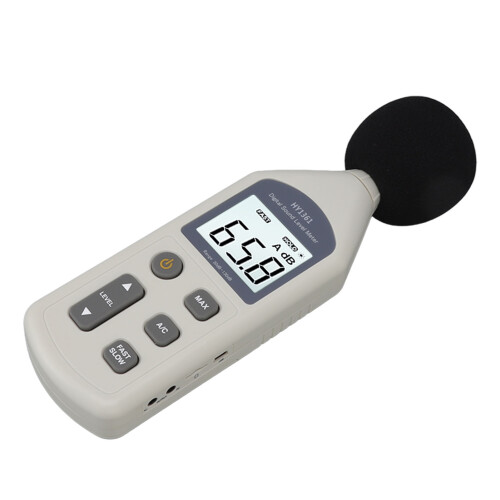 Οθόνη LCD μετρητή ντεσιμπέλ 30–130dB Ένδειξη 4 ψηφίων 1