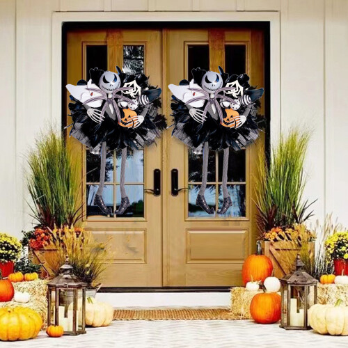 Halloween Wreath40x90cm Plastic Multicolour 2