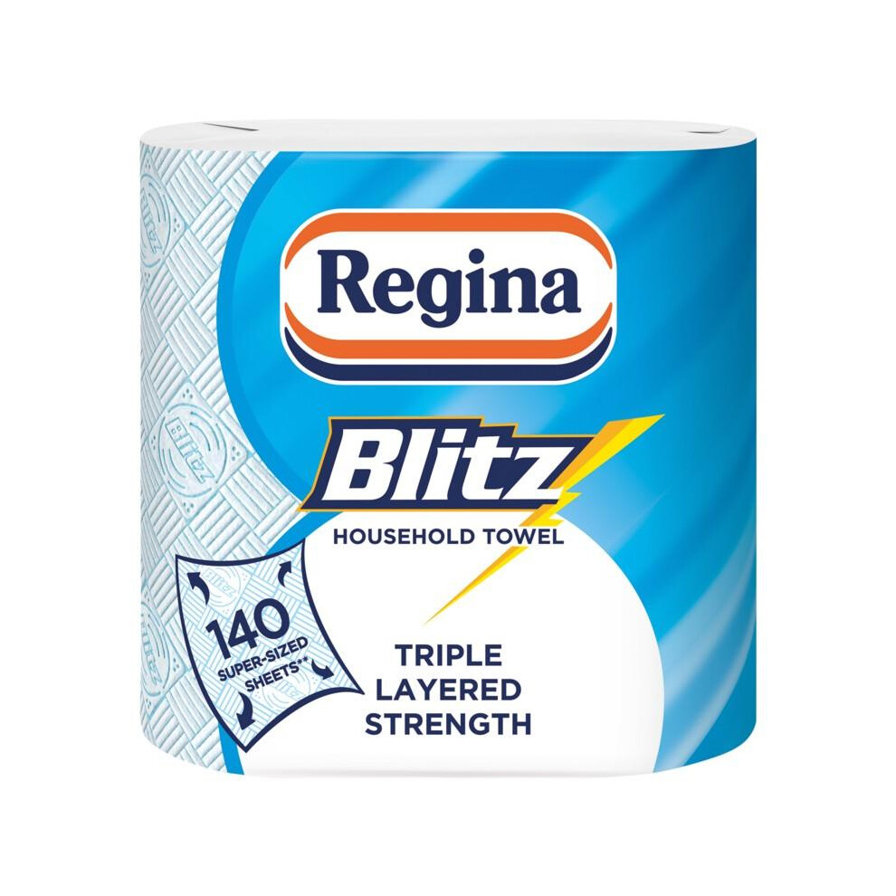 Regina Blitz 3 Ply Kitchen Roll (Pack Of 2)
