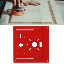 Aluminum Alloy Router Table Insert Plate 245x240mm for Woodworking