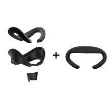 Face Mask Cover Leather Foam Ice Silk Non-Slip for PICO 4 & PICO 4 Ultra Replacement