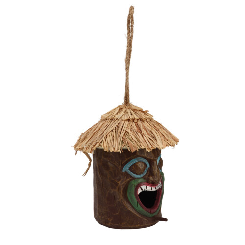 Hangend vogelhuisje van hars, 20x12 cm 2