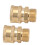 Ren kobber M22 til 3/8" NPT-adapter (2 stk.) 8