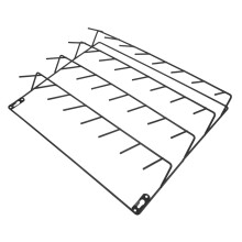 Wall Mounted Thread Rack Wooden Cotton Spool Holder 32 Spool Capacity for Sewing Room Organization
