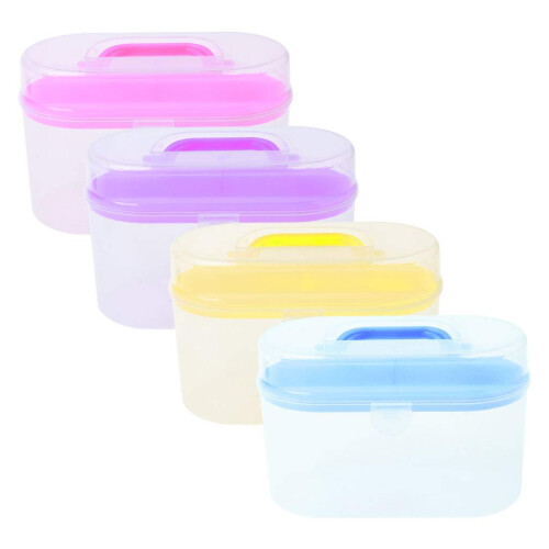 Sewing Storage Box with Compartments, Durable Organizer for Needles and Thread, Compact Travel Kit