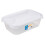 Wham Wham Cuisine Rectangular Food Storage Box White Lid 1.6L 1