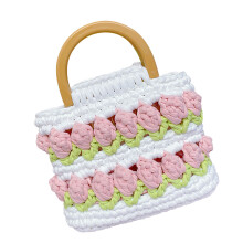 Bright Color Woven Handbag DIY Kit – Cute Eye-Catching Gift for Friends
