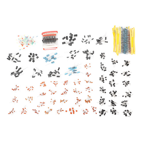 1400pcs Electronic Components Kit Resistor Capacitor Transistor LED Diode DIY Electronics 1
