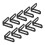 Industrial Tile Leveling System 25Pcs Durable Angle Positioning Auxiliary Tools 8