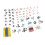 1400pcs Electronic Components Kit Resistor Capacitor Transistor LED Diode DIY Electronics 12