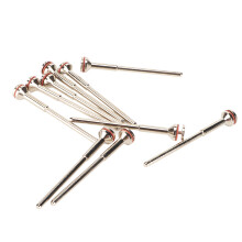 10pcs Stainless Steel Dental Polishing Rod 4.6cm High Hardness Mandrels