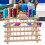 60 Spools Wooden Thread Rack Beechwood Folding Organizer 30x40cm 2