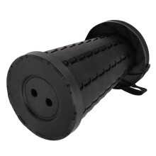 Telescopic Portable Stool 45cm Large Load Capacity Collapsible Black Gray
