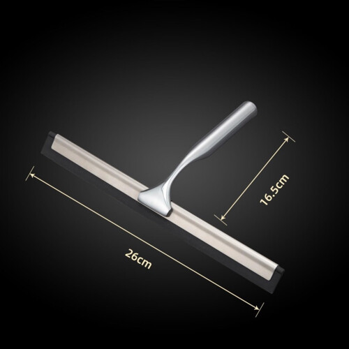 Shower Squeegee for Glass Doors with Ergonomic Handle, Fast Water Removal, MultiSurface Use 2