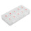 Nail Tips Storage Box with 10 Numbered Compartments, Clear View Plastic Nail Art Display Case 2