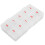 Nail Tips Storage Box with 10 Numbered Compartments, Clear View Plastic Nail Art Display Case 1
