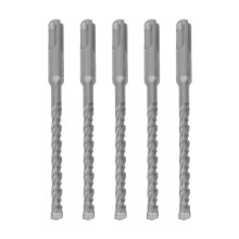 Rotary Hammer Drill Bits 5 Pcs 160mm Carbide Tip Impact Bits for Brick Stone