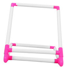 PVC Cross Stitch Frame Adjustable Embroidery Stand with Stable Clamp for Hands Needlework