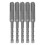 5Pcs Spiral Impact Drill Bits 110mm 6mm Cemented Carbide 16