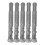 5pcs Spiral Impact Drill Bits 110mm 12mm Cemented Carbide Tip 4