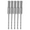 5Pcs Spiral Impact Drill Bits 110mm 4mm Cemented Carbide 2