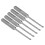 5Pcs Spiral Impact Drill Bits 110mm 4mm Cemented Carbide 14