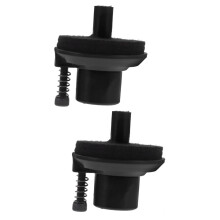 Black Drum Cymbal Felt Pad Set 2pcs for Drum Pedal Cymbal Clutch Consistent Size Match 5.5cm Replacement