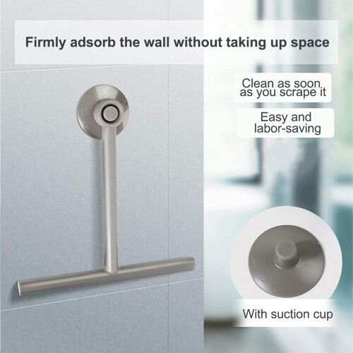 Shower Squeegee for Bathroom Mirror Wiper Scraper Glass Cleaning 1
