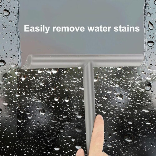 Shower Squeegee for Bathroom Mirror Wiper Scraper Glass Cleaning 2