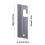 Shower Squeegee Silicone Water Wiper Scratch Flexible Edge MultiSurface Use with Hook 3