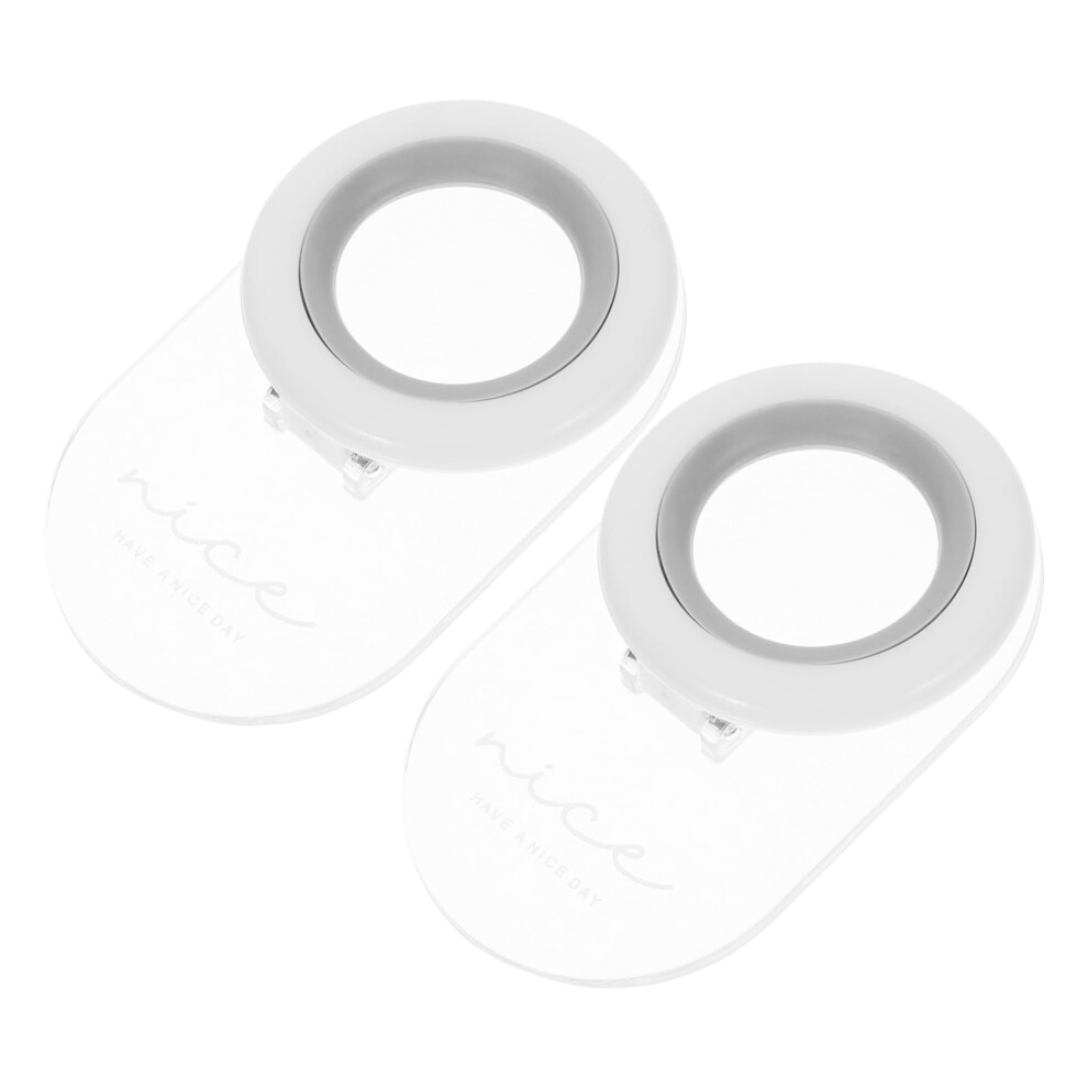 2Pcs Toilet Seat Lifter Handles Hygienic Touch Lift for Elderly Easy Install Bathroom Hygiene