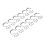 Stainless Steel Shower Hooks12pcs 6