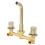 Brushed Gold Wall-Mounted Basin Faucet G1/2 2