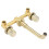 Brushed Gold Wall-Mounted Basin Faucet G1/2 8