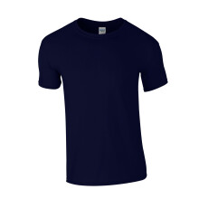 (XS, Navy Blue) Gildan Mens Short Sleeve Soft-Style T-Shirt