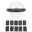 For  2 360 Rotating Game Card Storage Box  Game Card Transparent Dustproof Non-Slip Protective Cover A 9