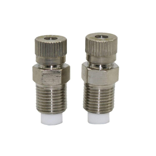 Copper Irrigation Nozzle 0.2mm Adjustable Atomization Dripper 10mm Thread for Greenhouse Watering
