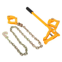 Heavy Duty Fence Stretcher Tensioner with 47.25in Zinc Chain, Farm and Ranch Wire  Tool
